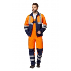 Костюм сигнальный мужской Спектр оранжевый