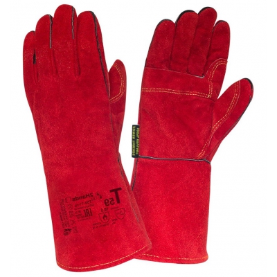 Краги спилковые для сварщика 2Hands Т59