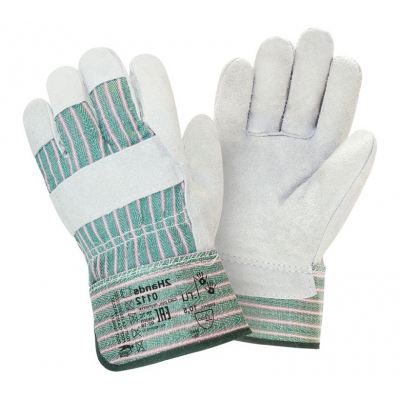 Перчатки спилковые комбинированные 2Hands 0112 ECO3