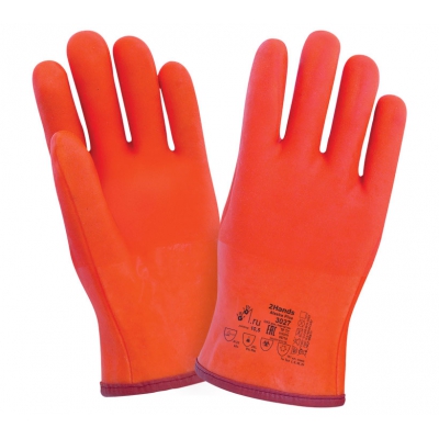 Перчатки с ПВХ-покрытием 2Hands ALASKA PLUS 3027