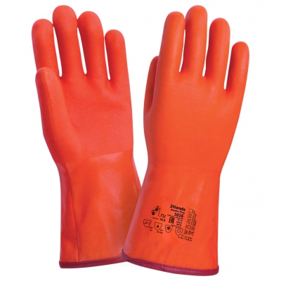 Перчатки с ПВХ-покрытием 2Hands ALASKA PLUS 3035