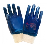 Перчатки трикотажные с нитриловым покрытием 2Hands Light 5111 Blue