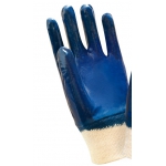 Перчатки трикотажные с нитриловым покрытием 2Hands Light 5111 Blue