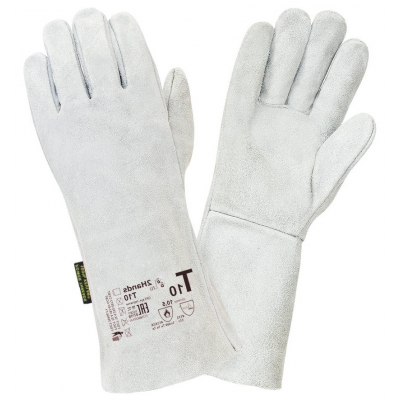 Краги спилковые для сварщика 2Hands Т10 ECO2 