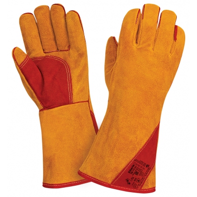 Краги спилковые утепленные для сварщика Siberia T9-11 