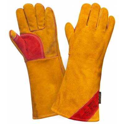 Краги спилковые утепленные для сварщика Siberia T42-11 