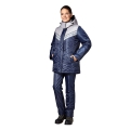 Куртка рабочая зимняя Эребус темно-синяя/серая женская
