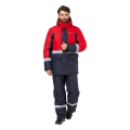 Куртка рабочая утепленная Сунтар темно-синяя/красная