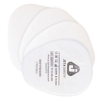 JETA SAFETY 6020 P2R — предфильтры от пыли и аэрозолей, 4 шт