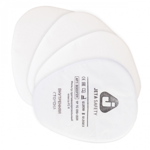 JETA SAFETY 6020 P2R — предфильтры от пыли и аэрозолей, 4 шт