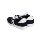 Полуботинки Люкс синий велюр