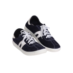 Полуботинки Люкс синий велюр