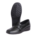 Полуботинки на шнуровке черные женские