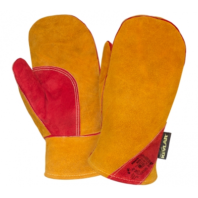 Рукавицы спилковые утепленные Siberia 0378