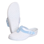 Сабо Комфорт бело-голубые