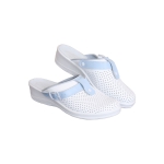 Сабо Комфорт бело-голубые