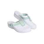 Сабо Комфорт бело-зеленые