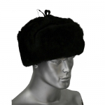 Шапка-ушанка (мутон искусственный)