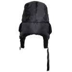 Шапка-ушанка Евро плюс черная, Оксфорд