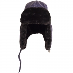 Шапка-ушанка Евро плюс синяя, Оксфорд