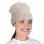 Шапка полушерстяная двойная Иней