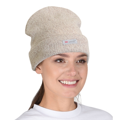 Шапка полушерстяная двойная Иней