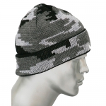 Шапка полушерстяная двойная КМФ серая