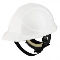 Каска защитная белая Байкал Люкс Ампаро