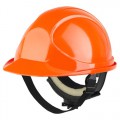 Каска защитная оранжевая Байкал Люкс Ампаро