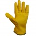 Кожаные анатомические перчатки желтые Gward Force Gold