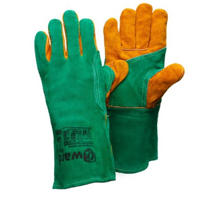 Спилковые сварочные краги Gward Green Welder