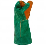 Спилковые сварочные краги Gward Green Welder