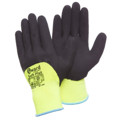 Яркие перчатки со вспененным латексом Gward Soft Plus
