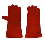 Краги красные с подкладкой 35 см РОСМАРКА