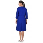 Халат СИРИУС-КОМФОРТ васильковый с белым