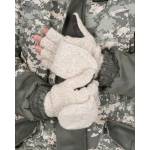 Перчатки-Варежки шерстяные со спилком на ладони Юкагиры Safeprotect (Тинсулейт) (х12х120)