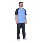 Костюм СИРИУС-ИНТЕРН мужской тёмно-синий с голубым