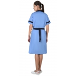 Халат СИРИУС-КЛАССИКА женский голубой с темно-синим