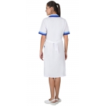 Халат СИРИУС-МИЛА женский белый с голубым и васильковым