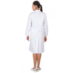 Халат СИРИУС-ЛИЗА женский белый с бирюзовым