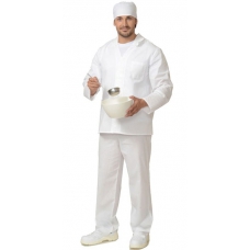 Костюм повара мужской белый