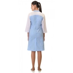 Халат СИРИУС-ВЕНЕРА женский белый с голубым