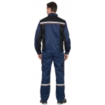 Костюм СИРИУС-ПРАКТИК-1 куртка, п/к т.синий с черным
