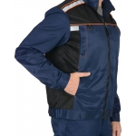 Костюм СИРИУС-ПРАКТИК-1 куртка, п/к т.синий с черным