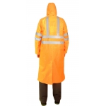 Плащ влагозащитный сигнальный с СОП ExtraVision WPL (225 гр/м2) оранжевый (ЧЗ)