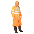 Плащ влагозащитный сигнальный с СОП ExtraVision WPL (225 гр/м2) оранжевый (ЧЗ)