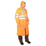 Плащ влагозащитный сигнальный с СОП ExtraVision WPL (225 гр/м2) оранжевый (ЧЗ)