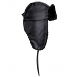 Шапка-ушанка СИРИУС-ЛЮКС черная (тк. Оксфорд)