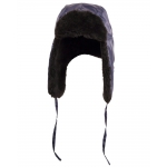 Шапка-ушанка СИРИУС-ЛЮКС синяя (тк. Оксфорд)