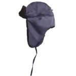 Шапка-ушанка СИРИУС-ЛЮКС синяя (тк. Оксфорд)